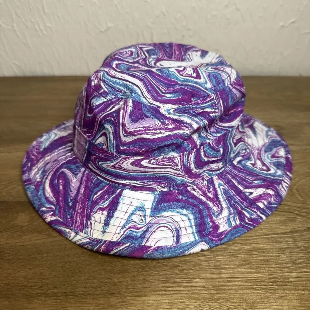 The North Face Kids Small Bucket Hat Class V Brimmer Sun Shade Purple Marble
